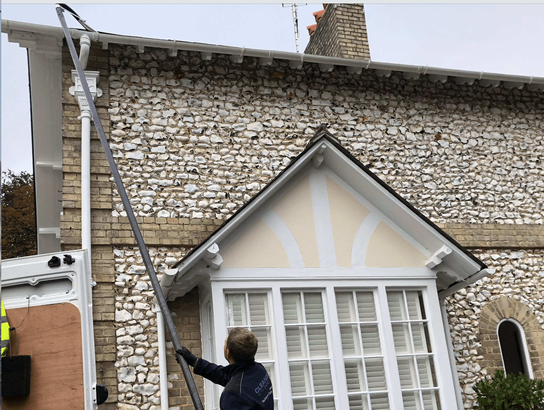 Professional gutter cleaning tools and equipment used by The Roof Moss Cleaners in Stondon